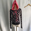 Gothic Skull Zip Hoodie